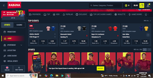 Rabona’s strength is football coverage