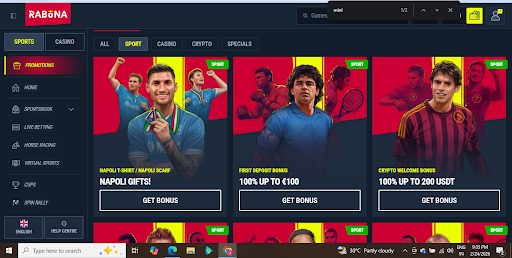 Rabona is one of the best sites for betting on football.