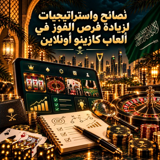 صورة توضيحية عن قسم النصائح واستراتيجيات لزيادة فرص الفوز في العاب كازينو اونلاين